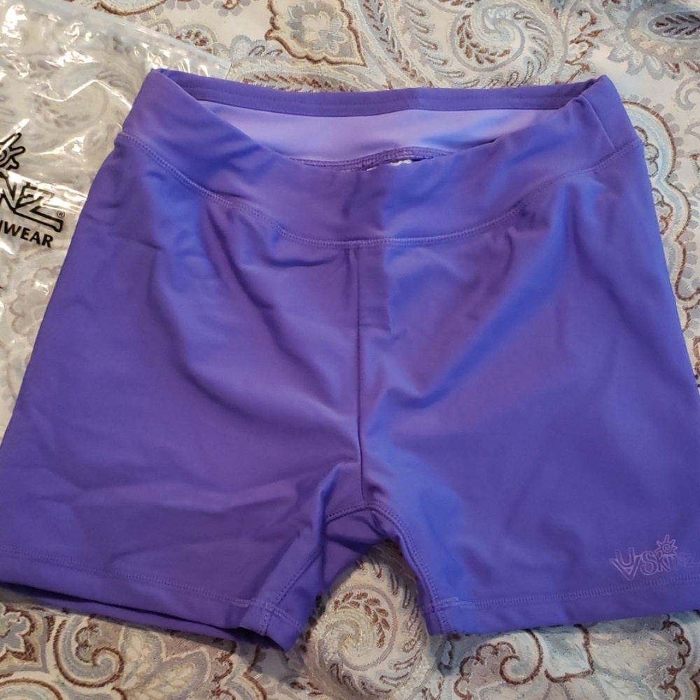 Girls size 14 UV Skinz UPF 50+ swim shorts NEW